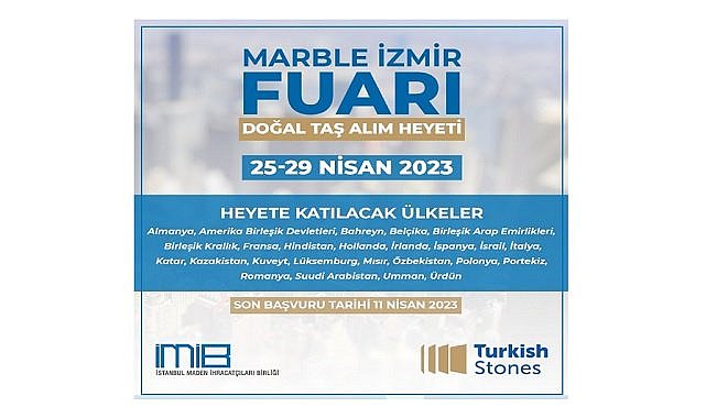 &#039;İstanbul Maden İhracatçıları Birliği&#039; düzenliyor - ETKİNLİK!