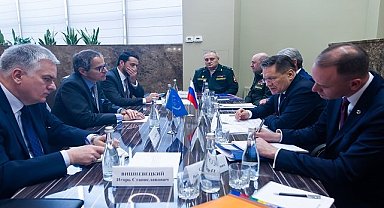 Zaporijya Nükleer Santrali'ni görüştüler - Rus ve Uluslararası Atom Enerjisi Ajansı Heyetleri!