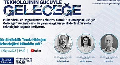 Konu “Sürdürülebilir Temiz Hidrojen Teknolojileri” - Webinar!