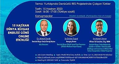 15 Haziran Dünya Rüzgar Enerjisi Günü ONLİNE Etkinliği!