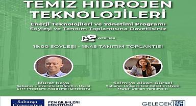 Konu ''Temiz Hidrojen Teknolojileri'' - Online SÖYLEŞİ!