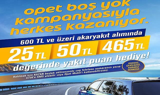 OPET - “Boş Yok” Kampanyası başlattı!
