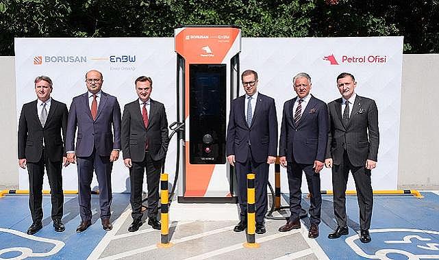 Borusan EnBW Enerji ve Petrol Ofisi Grubu - Elektrikli Araç ŞARJ İstasyonları alanında iş birliği yaptı!