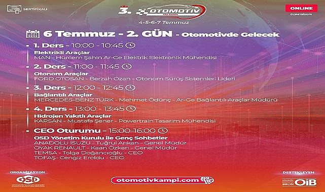 Elektrikli ve otonom araçlarda var - Online ÜCRETSİZ sertifikalı eğitim!