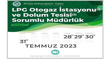 LPG otogaz istasyonları sorumlu müdür eğitimi - Online!