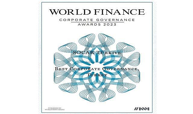 SOCAR Türkiye’ye “En İyi Kurumsal Yönetişim” Ödülü!