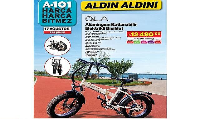 &#039;&#039;Alüminyum Katlanabilir Elektrikli Bisiklet&#039;&#039; kampanyası düzenledi!