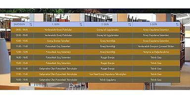 Yenilenebilir Enerji Teknolojileri Yaz Okulu - ''Son başvuru tarihi...''