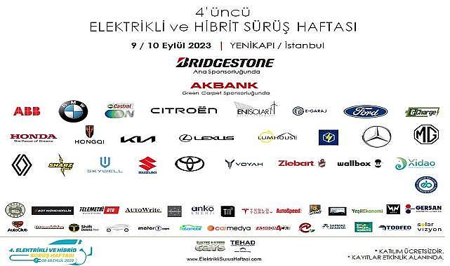 Elektrikli Sürüş Haftası - &#039;&#039; 9 -10 Eylül İstanbul&#039;&#039;