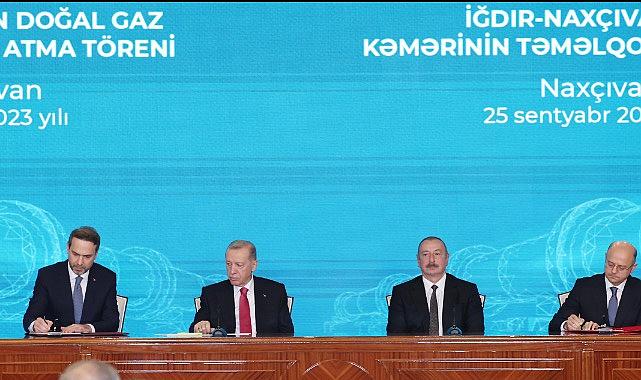 Enerji Bakanı Alparslan Bayraktar - Nahcivan’a yıllık 500 milyon metreküp doğal gaz…