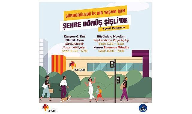 Sürdürülebilir bir yaşam için şehre dönüş Şişli&#039;de!
