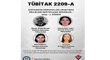 ''Elektrikli Araç ŞARJ İstasyonları Araştırma Projesi'de'' var - TÜBİTAK ödülü aldılar!