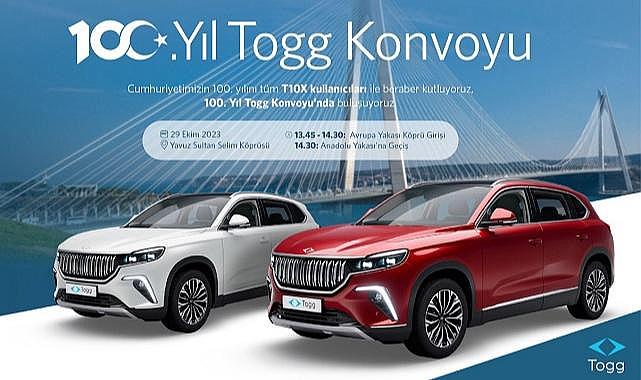 Elektrikli Togg T10X kullanıcıları - “29 Ekim Cumhuriyet Bayramı’nda konvoyda buluşacak”