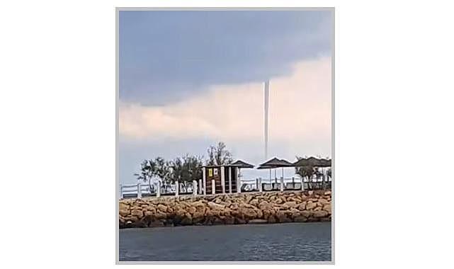 Kıbrıs - Güne hortumla başladı!