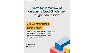 Samsung’un düzenlediği ‘‘Solve for Tomorrow’’ yarışmasında yeni dönem başvuruları başladı