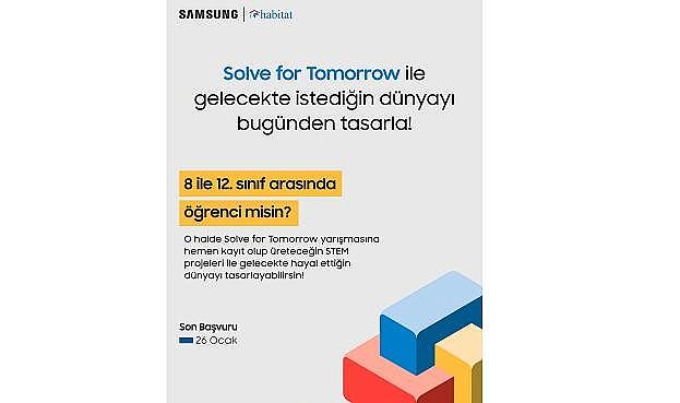 Samsung’un düzenlediği ‘‘Solve for Tomorrow’’ yarışmasında yeni dönem başvuruları başladı