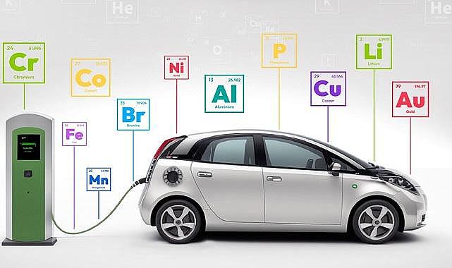 Bir elektrikli ARABA için hangi madenler kullanılıyor?