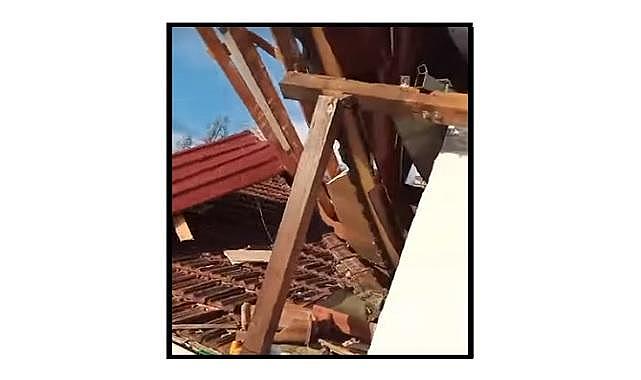 Fırtına &#039;Köyleri de&#039; vurdu - VİDEO&#039;lu!