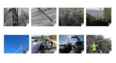 Son yaşanan kar ve fırtına sonrası ELEKTRİK hatları - Peki neresi?