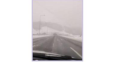 Sürpriz KAR yağışı - Yollar beyaza bürüdü!