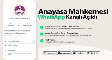 YENİ - Anayasa Mahkemesi ''WhatsApp'' hattı açtı!