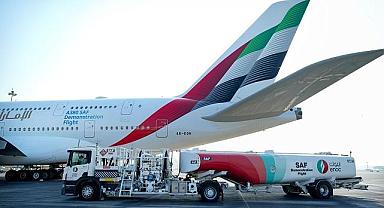 Yüzde 100 Sürdürülebilir Havacılık Yakıtı ile A380 gösteri uçuşu gerçekleştiren ilk havayolu şirketi oldu!