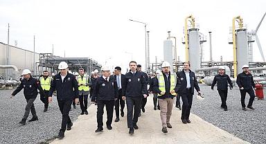 Bakan Bayraktar ''Silivri Doğal Gaz Depolama Tesisi'nde''