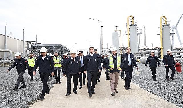 Bakan Bayraktar &#039;&#039;Silivri Doğal Gaz Depolama Tesisi&#039;nde&#039;&#039;