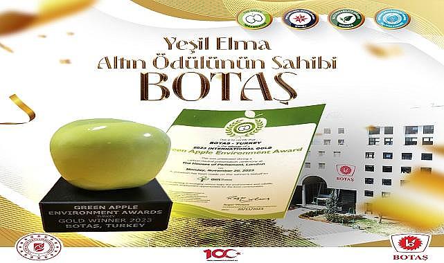 BOTAŞ ödül - Ödül &#039;&#039;Londra Parlamento Binası&#039;nda&#039;&#039; düzenlenen törenle verildi!