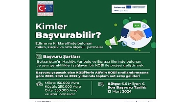 Çevreci KOBİ'lere ''ENERJİ verimliliği ve SESA GAZI salınımı azaltımı için'' teşvik verilecek!