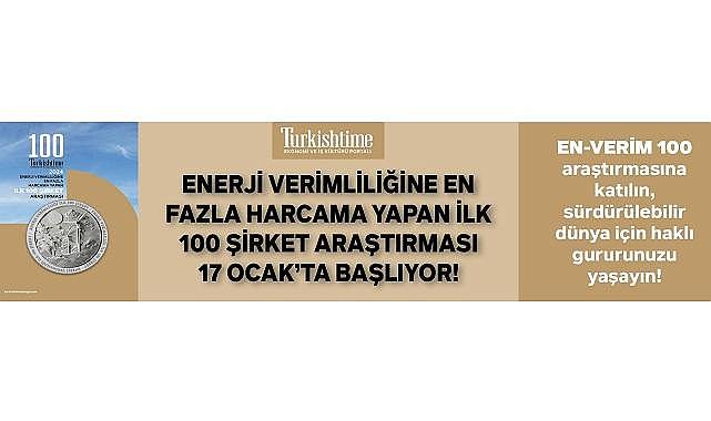 Enerji Verimliliğinde İlk 100 Şirket Araştırması!