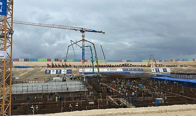 El-Dabaa Nükleer Santrali 4&#039;üncü Güç Ünitesi&#039;nde ana inşaat aşamasına geçildi!