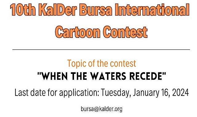When The Waters Recede - &#039;&#039;10th KalDer Bursa International Cartoon Contest&#039;&#039;