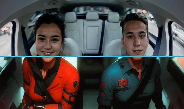 Yerli ELEKTRİKLİ Togg’dan bir ilk - Dikiz aynasının hemen üzerinde yer alan Kamera…