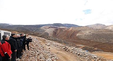 Enerji Bakanı Bayraktar ve Çalışma Bakanı Işıkhan '' İliç Altın Madeni'' sahasında!