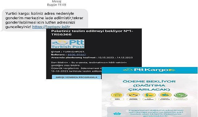 GÜNCEL: PTT - Son dönemde şirket adı kullanılarak yapılan dolandırıcılık girişimleri için uyardı!