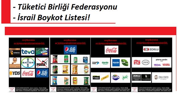 &#039;&#039;İsrail&#039;de ENERJİ üretimi de olan Zorlu Holding ürünlerine boykot başlattı&#039;&#039; - Tüketici Birliği Federasyonu!