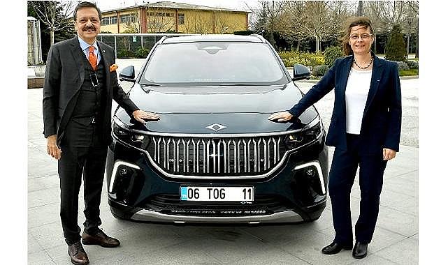 TOBB Başkanı Hisarcıklıoğlu - Fransa’nın Ankara Büyükelçisi Dumont ve Elektrikli Togg!