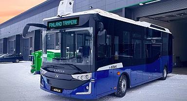 Otonom e-ATAK ''Finlandiya’nın da İlk Sürücüsüz Elektrikli Otobüsü'' oldu - Türk markası Karsan üretti!
