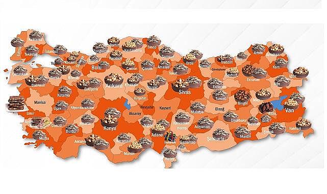 GÜNCEL: Bu HARİTAYA baktınız mı? - Hangi il hangi kuruyemişi yiyor?