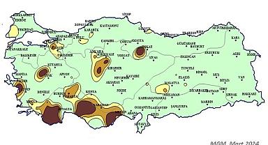 Mart ayı KURAKLIK haritası yayınlandı - MGM!