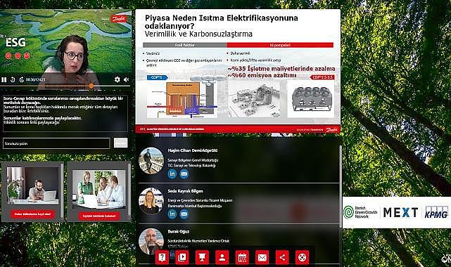 “Yeşil Organize Sanayi Bölgelerini Karbondan Arındırma” webinarı...