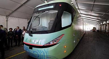 Yüzde 100 elektrikli 420 kişilik çevreci metrobüsün test sürüşü…