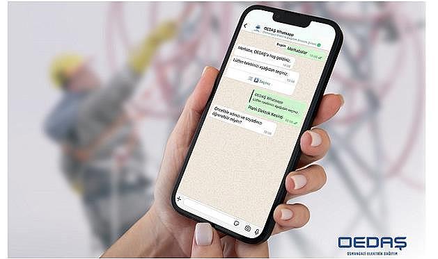 Elektrik aboneleri ile “WhatsApp” üzerinden yazışıyor!