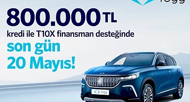 Elektrikli T10X'te "800 bin TL'ye sıfır faiz" için son gün 20 Mayıs!