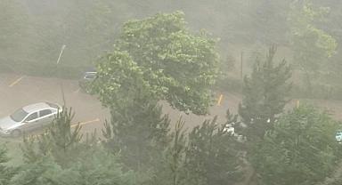 Ankara'ya böyle yağdı - ÇOK kuvvetli...