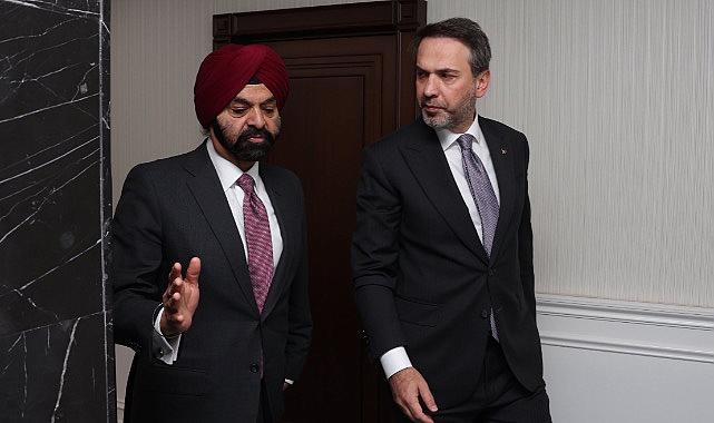 Dünya Bankası Başkanı ile “Yenilenebilir enerji, enerji verimliliği, iletim ve dağıtım altyapısı…”