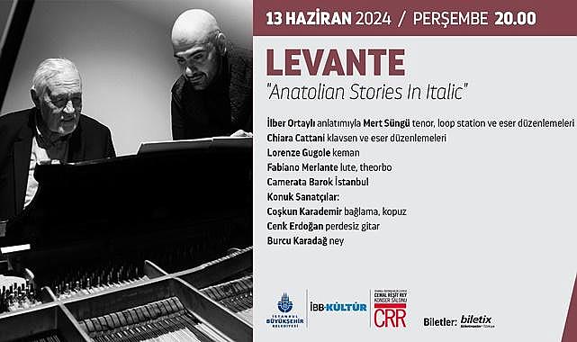 İlber Ortaylı Levante ile Konser sahnesinde...