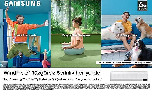 Klimalarda 6 yıl garanti kampanyası başladı!