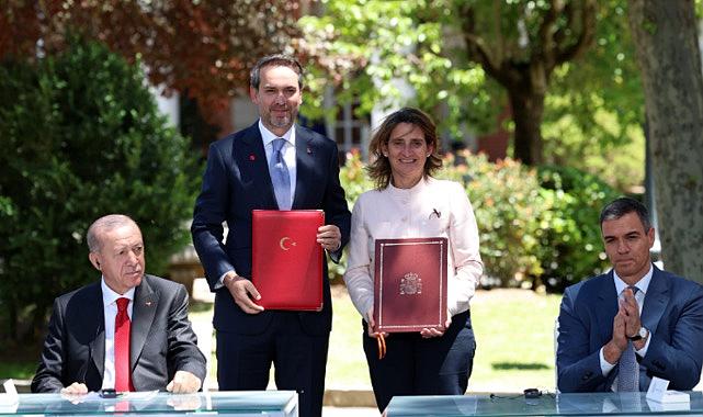 Türkiye ve İspanya “Enerji Dönüşümü Mutabakat Zaptı imzalandı”
